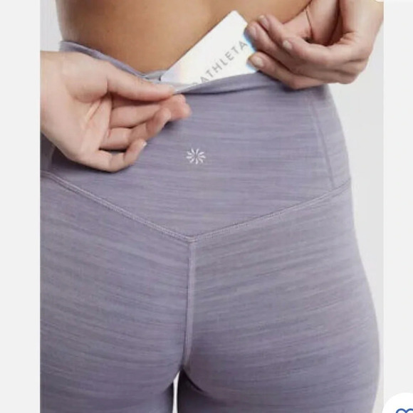 Athleta (Spring 2021) Elation Space Dye 7/8 Tight Tempest Violet Small - Picture 9 of 10